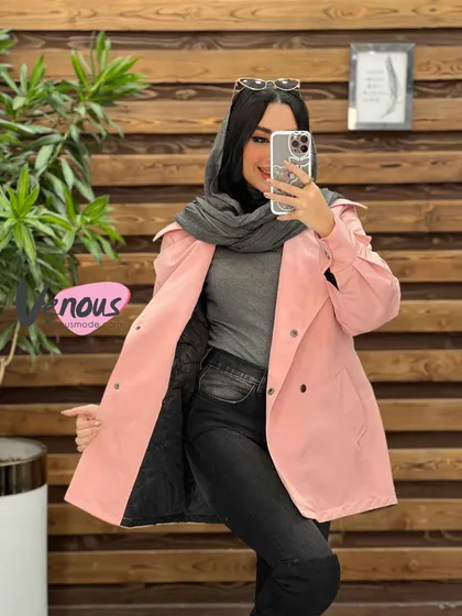 بارانی چهاردکمه آستردار