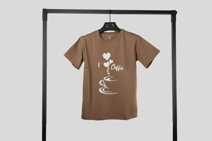 تیشرت زنانه سوپرنخ مدل COFFEE