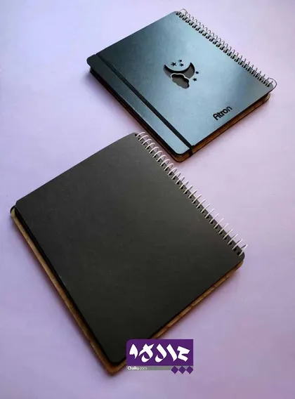 دفتر برگ مشکی آترون