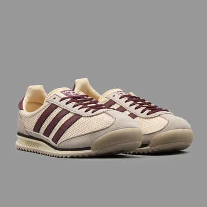 آدیداس اس ال 72 بژ زرشکی Adidas SL 72 OG Crystal Sand Shadow Red