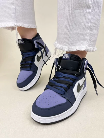 کتانی ساق‌دار زنانه ایر جردن 1 اپسین 1 NIKE AIR JORDAN کد 912