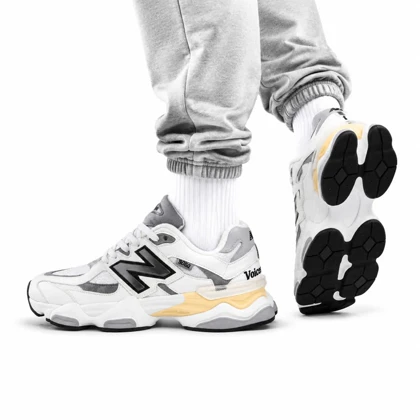 کفش کتانی زنانه مدل نیوبالانس 9060 سفید طوسی New Balance 9060