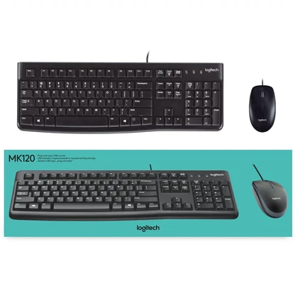 موس و کیبورد سیمی لاجیتک MK120