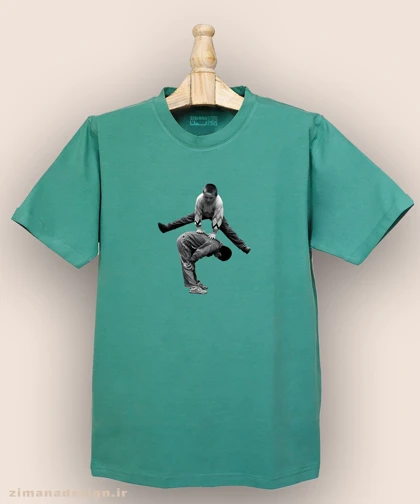 تیشرت مردانه و زنانه نوستالژی طرح بازی محلی تازادان