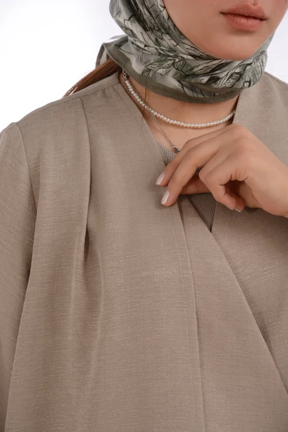 مانتو زنانه شالدار اطلس