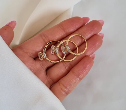 انگشتر تک نگین جواهری