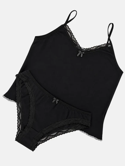 ست تاپ و شورتک زنانه شرلی