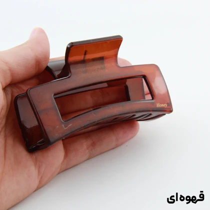 کلیپس دخترانه honey مدل مستطیلی دو رنگ