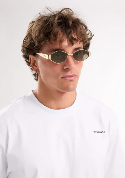 عینک آفتابی دی فرانکلین مدل D.franklin Cuprum Diamond Gold / Gradient Brown