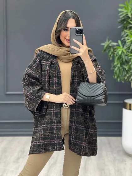 پالتو خفاشی بغل دکمه