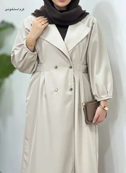 بارانی بلند ضد آب سمن