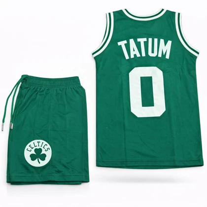 ست لباس بسکتبالی بچه گانه BOSTON شماره 0 بازیکن TATUM رنگ سبز شناسه 10100648