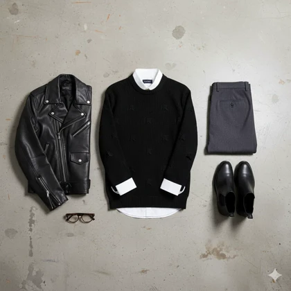 پلیور زاپ‌دار مشکی مردانه مدلDeta