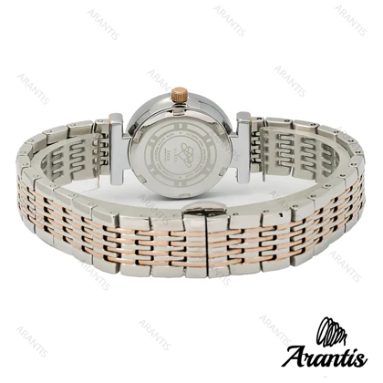 ساعت الکسا 2004z زنانه سیلور رزگلد دورنگین w-10119