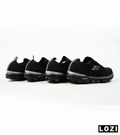 کفش کتانی بزرگ پا مشکی اسکیچرز SKECHERS