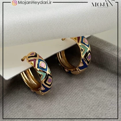 گوشواره های مینا کاری کد gn0028