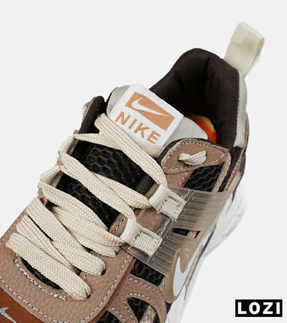 کفش کتانی مردانه و زنانه مشکی قهوه ای Nike cushlon مدل 7598