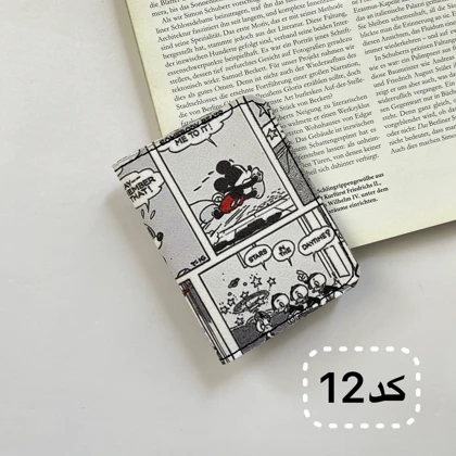 جاکارتی جیبی دخترانه و یونیسکس چرم مصنوعی فانتزی 6 جای کارت ابعاد 107