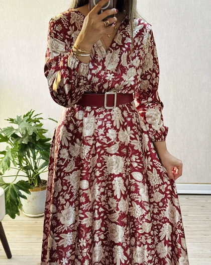 پیراهن مزونی ساتن 3