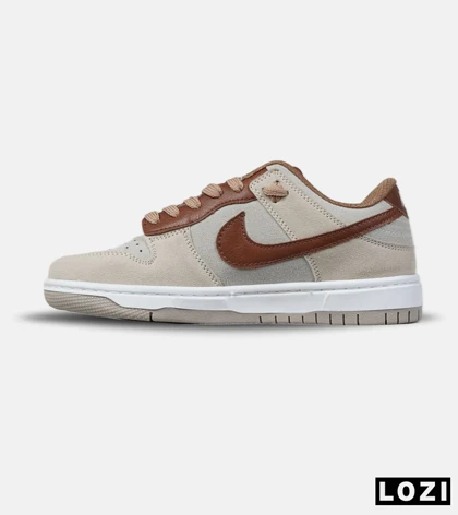 کتانی نایک ایر جردن 1 کرم قهوه ای مدل 9544 استایل خاص و جذاب زنانه و مردانه