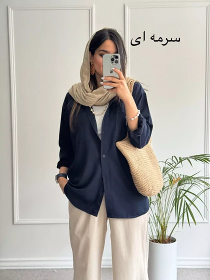 مانتو کتان تیانا ( دارای ایراد جزئی )