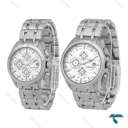 ست ساعت تیسوت 1853 فول استیل سه موتوره Tissot-8282-S