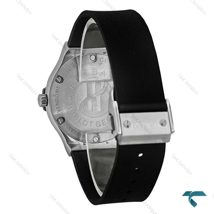 هابلوت زنانه صفحه اسکلتون قاب استیل زه مشکی Hublot-7946-L