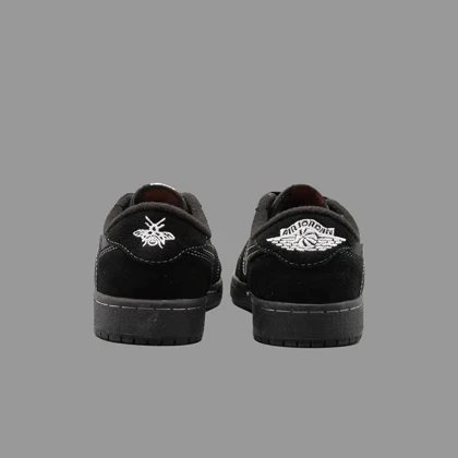 نایکی ایرجردن 1 ترویس اسکات بلک فنتوم ساق کوتاه Nike Air Jordan 1 Low Travis Scott Black Phantom