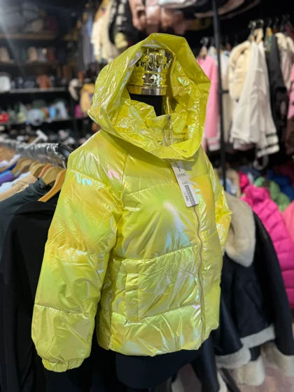 کاپشن زنانه پفکی براق