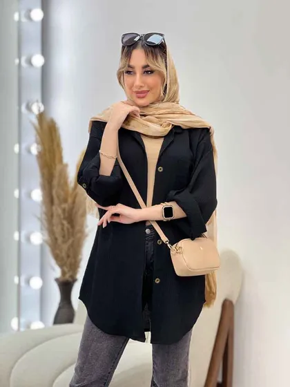مانتو شومیزی دو جیب