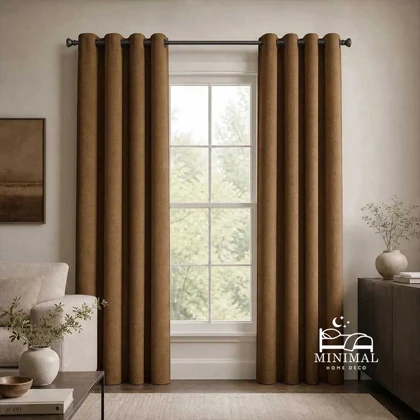 پرده مخمل کتان کلارا