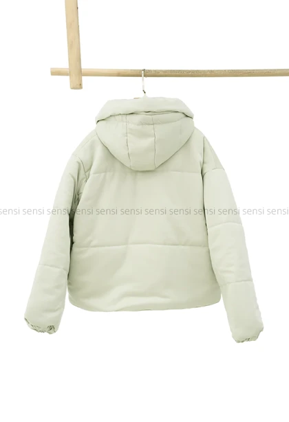 کاپشن کوتاه کتان کج راه کد1004770