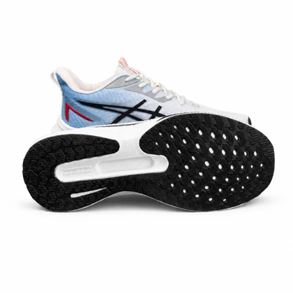 کفش کتانی مردانه زیره بست مدل رانینگ اسیکس سفید ابی Asics