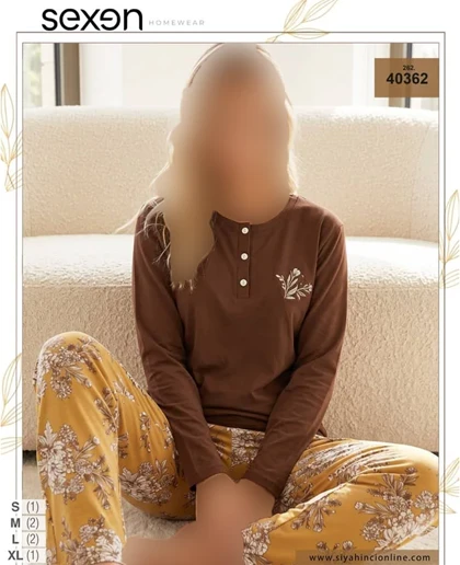 بلوز و شلوار سایز نرمال زنانه sexen کد 40362