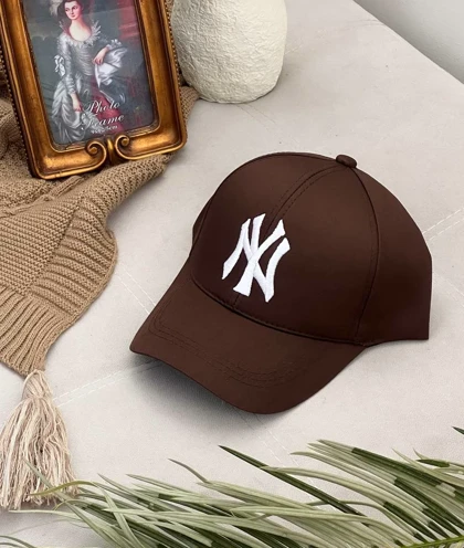 کلاه وارداتی نقابدار ny قهوه ای