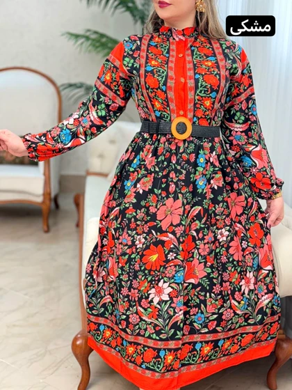 پیراهن فلور ثمر 3048