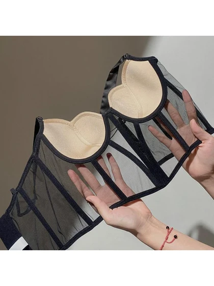 ست شورت و سوتین پایه بلند فنر دار