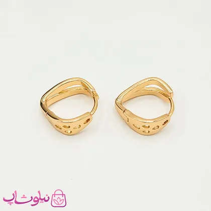 گوشواره زنانه ژوپینگ طرح مربع