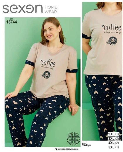 تیشرت و شلوار سایز بزرگ سکسن