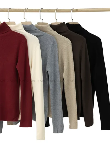 بلوز بافت یقه اسکی وارداتی کد1004588