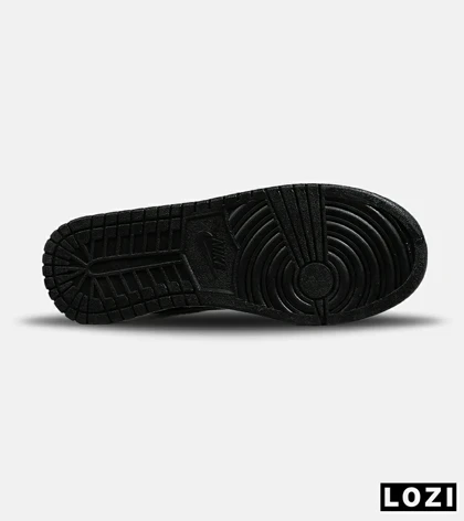 کفش کتانی ساق‌دار مردانه و زنانه مشکی سفید NIKE jordan 1 مدل 7684