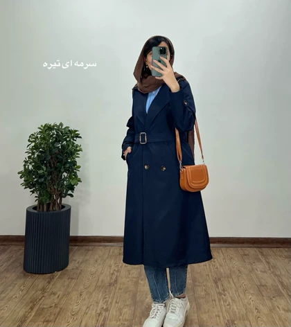 بارانی بلند ویشکا(ایراد دار)