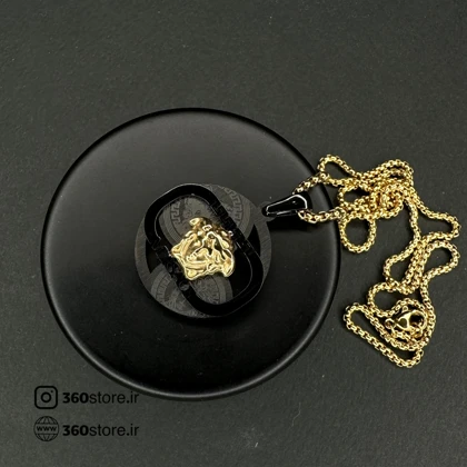 گردنبند مشکی طلایی علیدسا