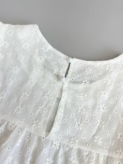 تاپ آستین چین خامه دوزی کد 3658