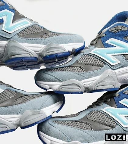 کفش کتانی زنانه آبی خاکستری NEW BALANCE 9060