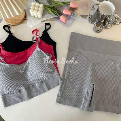 ست نیم‌تنه و شلوارک آسنا