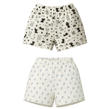 شورتک نخی طرح دار 105493 بسته 2 عددی