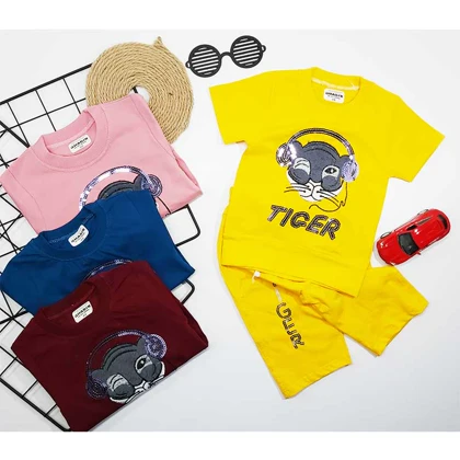 ست پسرانه تیشرت شلوارک TIGER