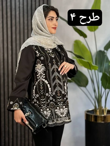 مانتو زردخت کد 1803