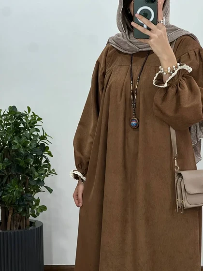 پیراهن مانتویی پاییزه رایلی